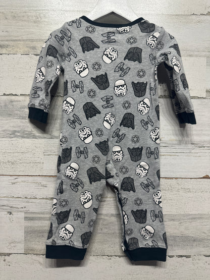 Boys Size 12m Star Wars Romper - Good Used Condition