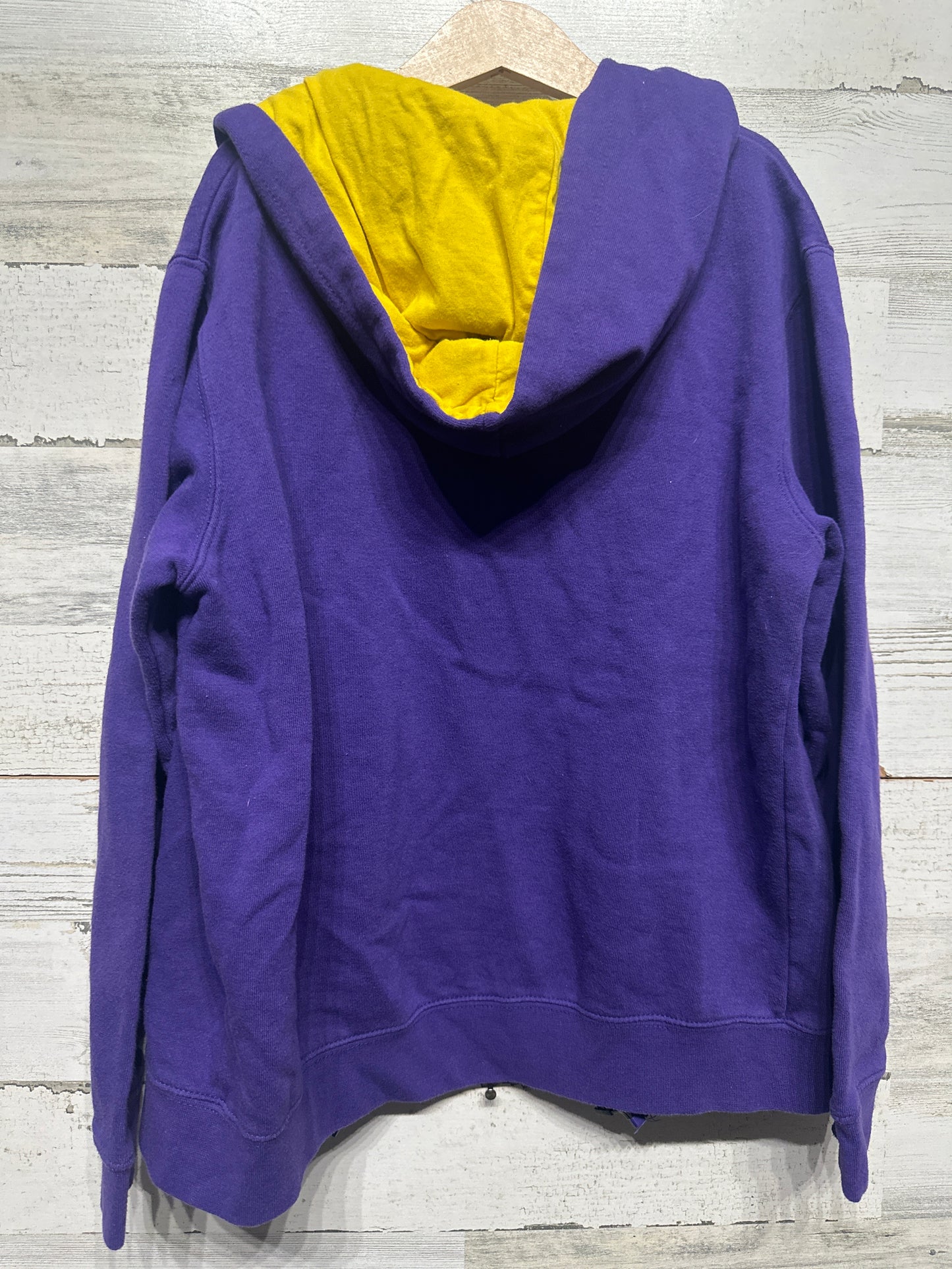 Size 12-14 (Youth Medium) Stadium Athletics Embroidered LSU Tigers Full Zip Hooded Jacket - Very Good Used Condition