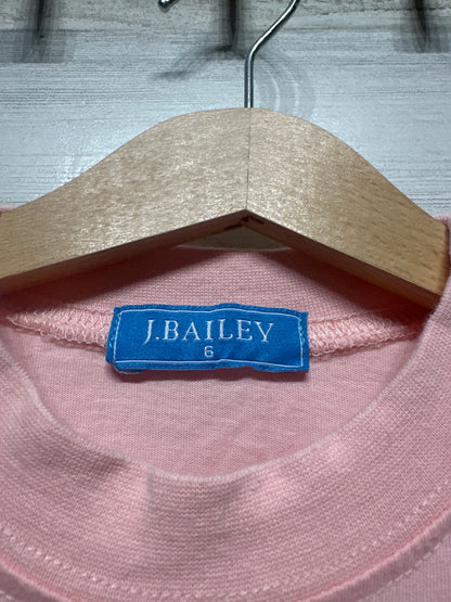 Size 6 J. Bailey Short Sleeve Snow Cone Shirt - Very Good Used Condition