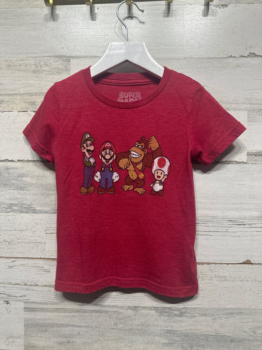 Boys Size 4t Super Mario and Friends Tee - Good Used Condition