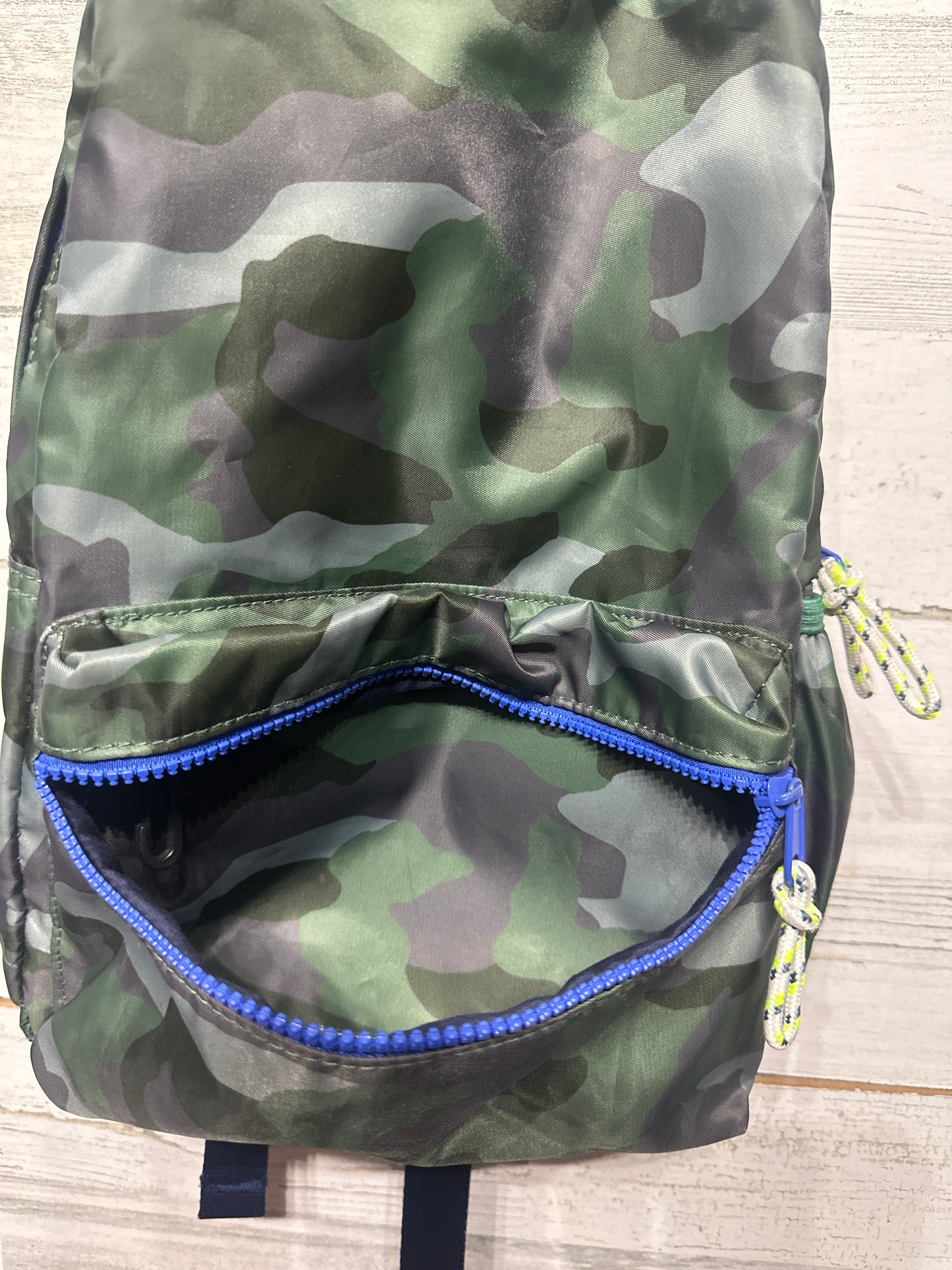 J. Crew Kids Camo Backpack - Very Good Used Condition