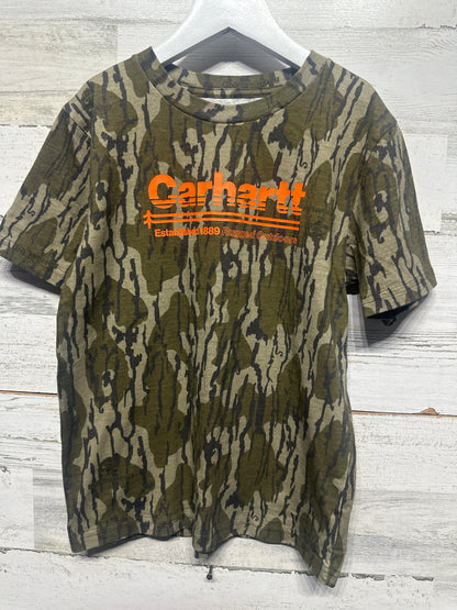 Carhartt Boys Small 8-10 Camo T-Shirt VGUC