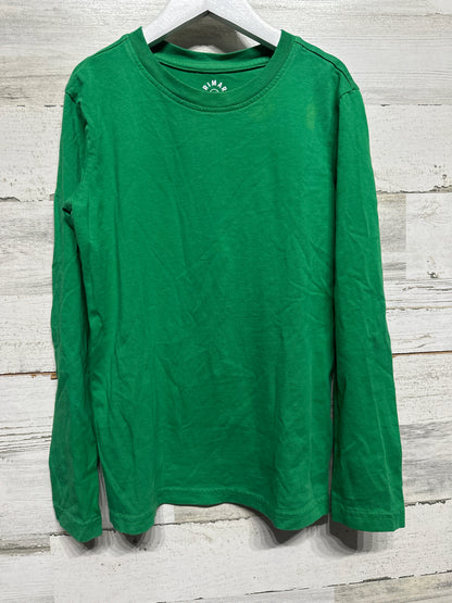 Primary Brand Long Sleeve Green Shirt - Boys Size 8-9 - Very Good Used Condition