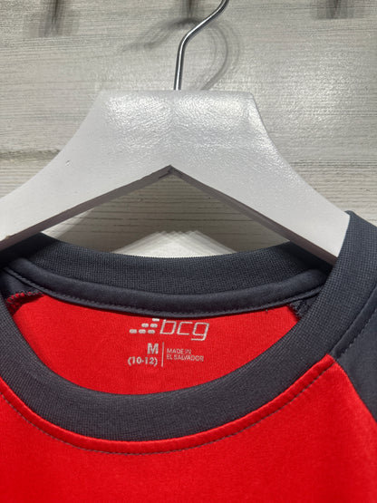 Boys Size Medium (10/12) BCG Too Fast For You Drifit Shirt - Very Good Used Condition