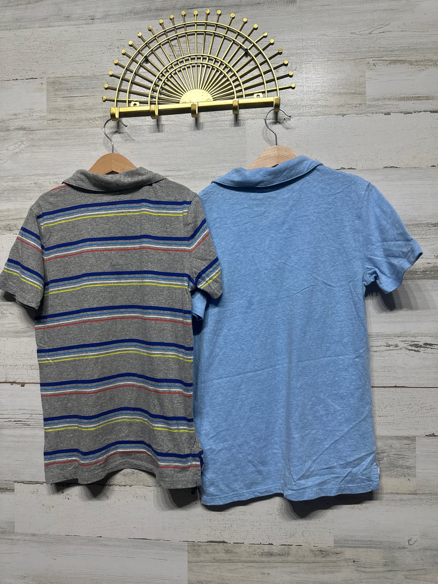Boys Size 8/10 Medium Cat and Jack Polo Shirt Lot (2 Pieces)  - Very Good Used Condition
