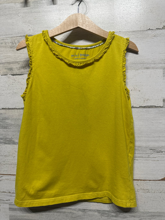 Size 7-8 Mini Boden Sleeveless Ruffle Shirt - Good Used Condition*