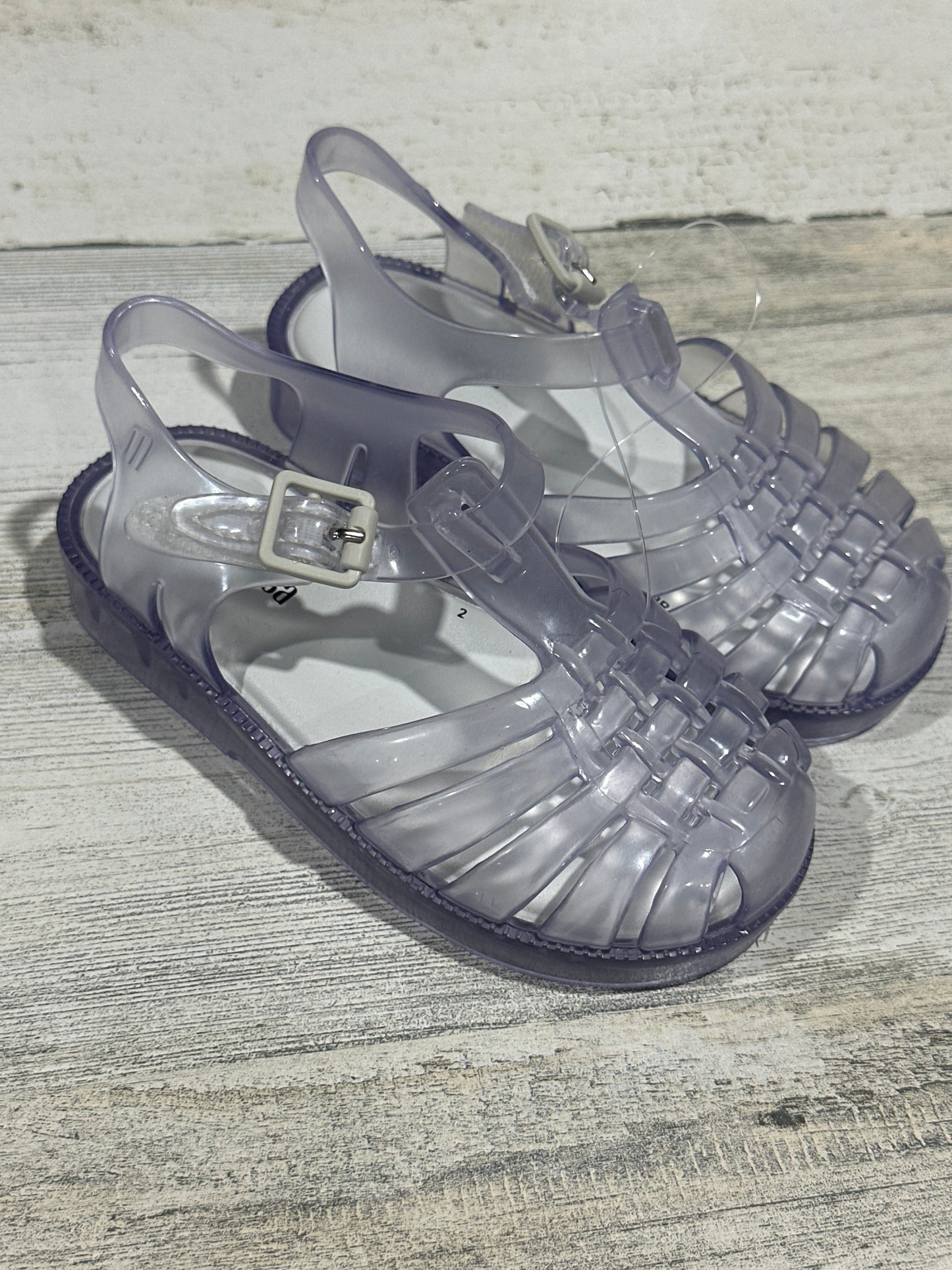 Mini Melissa Clear Jelly Sandals - Toddler Girls Size 8 - New Without Box
