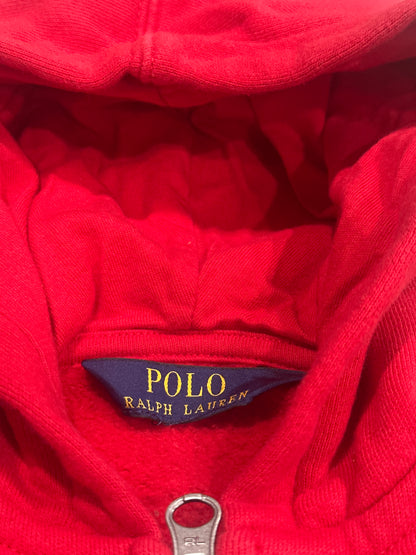 Polo Ralph Lauren Boys 2 / 2T Red Full Zip Hooded Jacket VGUC*