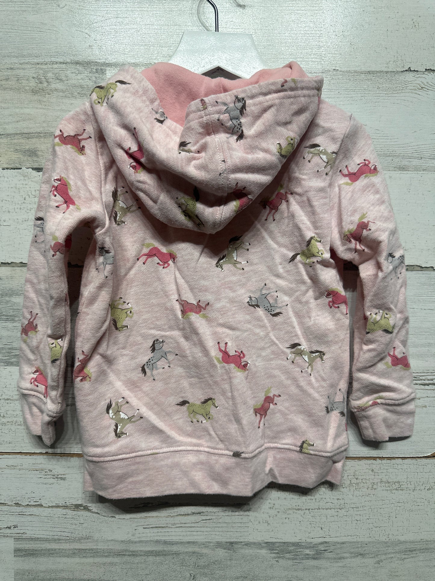 Girls Size 3t John Deere Horse Jacket - Good Used Condition