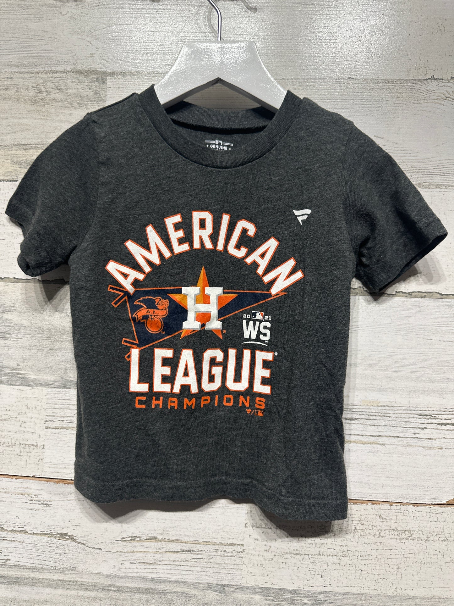 Boys Size 2t/2 Astros American League Champions Tee - Good Used Condition