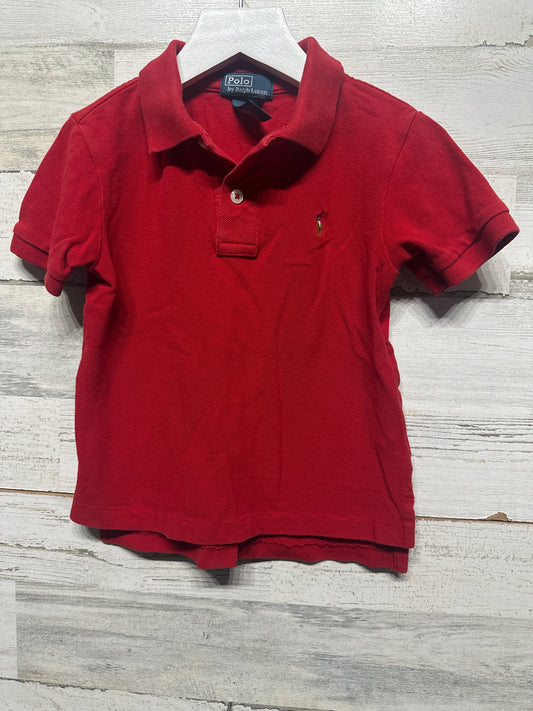Boys Size 4 Polo by Ralph Lauren Red Polo Shirt - Play Condition*