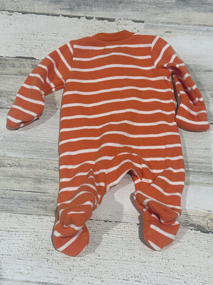 Pumpkin Footed Sleeper - Carter's - Size Newborn - Very Good Used Condition