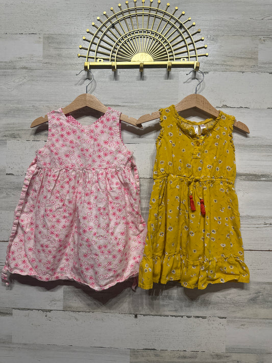 Girls Size 3t N Kids and Japana Floral Dresses - Very Good Used Condition