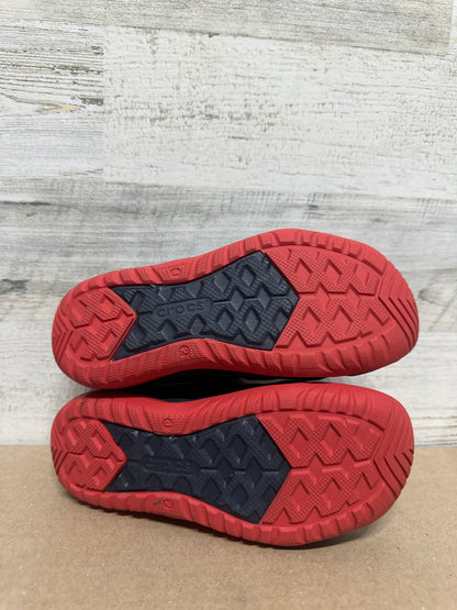 Size J2 Crocs Swiftwater Shoes Navy/Red - Good Used Condition