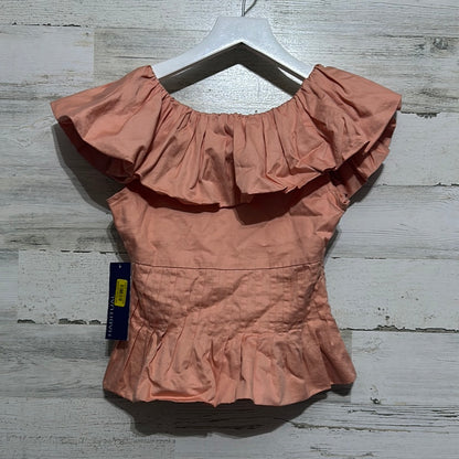 Girls Size 10 Habitual peach shirt - new with tags
