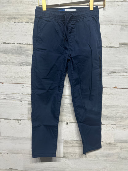 Boys Size 6-7 (Small) Old Navy Tech Taper Quick Dry Navy Blue Pants - Very Good Used Condition