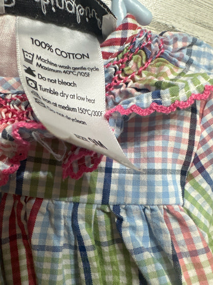 Girls Size 9m Smockingbird Smocked Outfit Set - Good Used Condition*