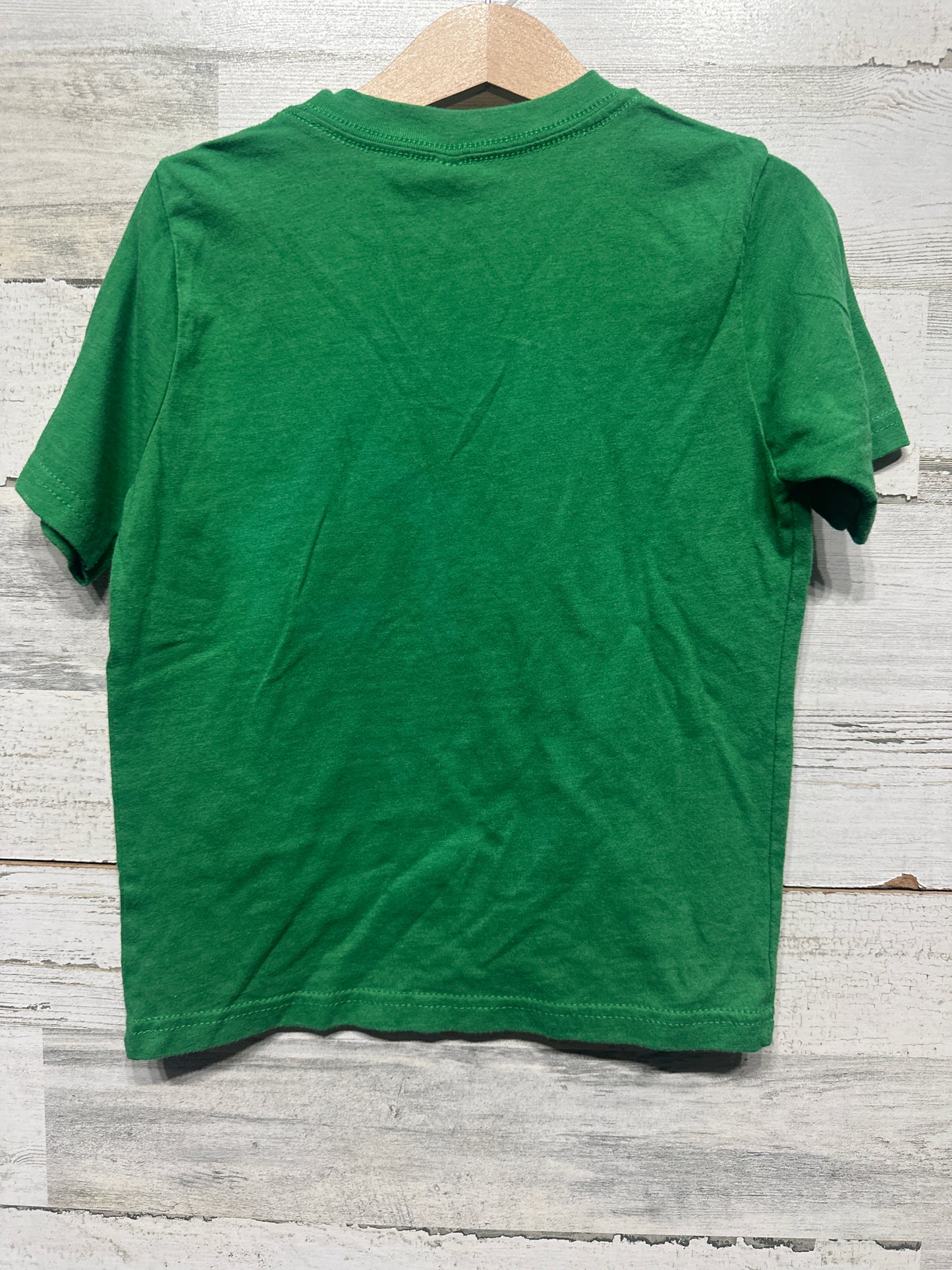 Preowned Size 4-5 XS Next Level Youth Happy Birthday Jesus Green T-Shirt - Very Good Used Condition