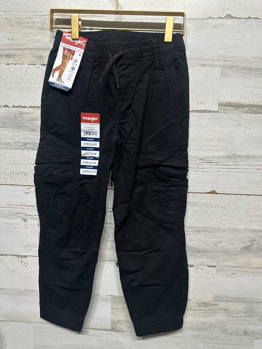 Boys Size 8 Regular Wrangler Black Gamer Cargo Pants - New With Tags