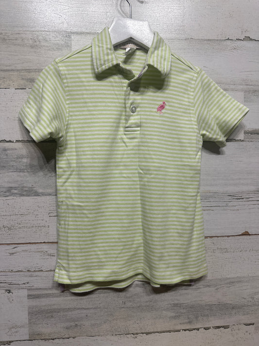 Boys Size 5 TBBC Pima Green Striped Shirt - Play Condition*