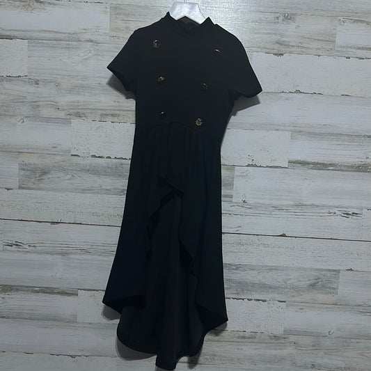 Girls Size 8Y Shein black high low dress - very good used condition