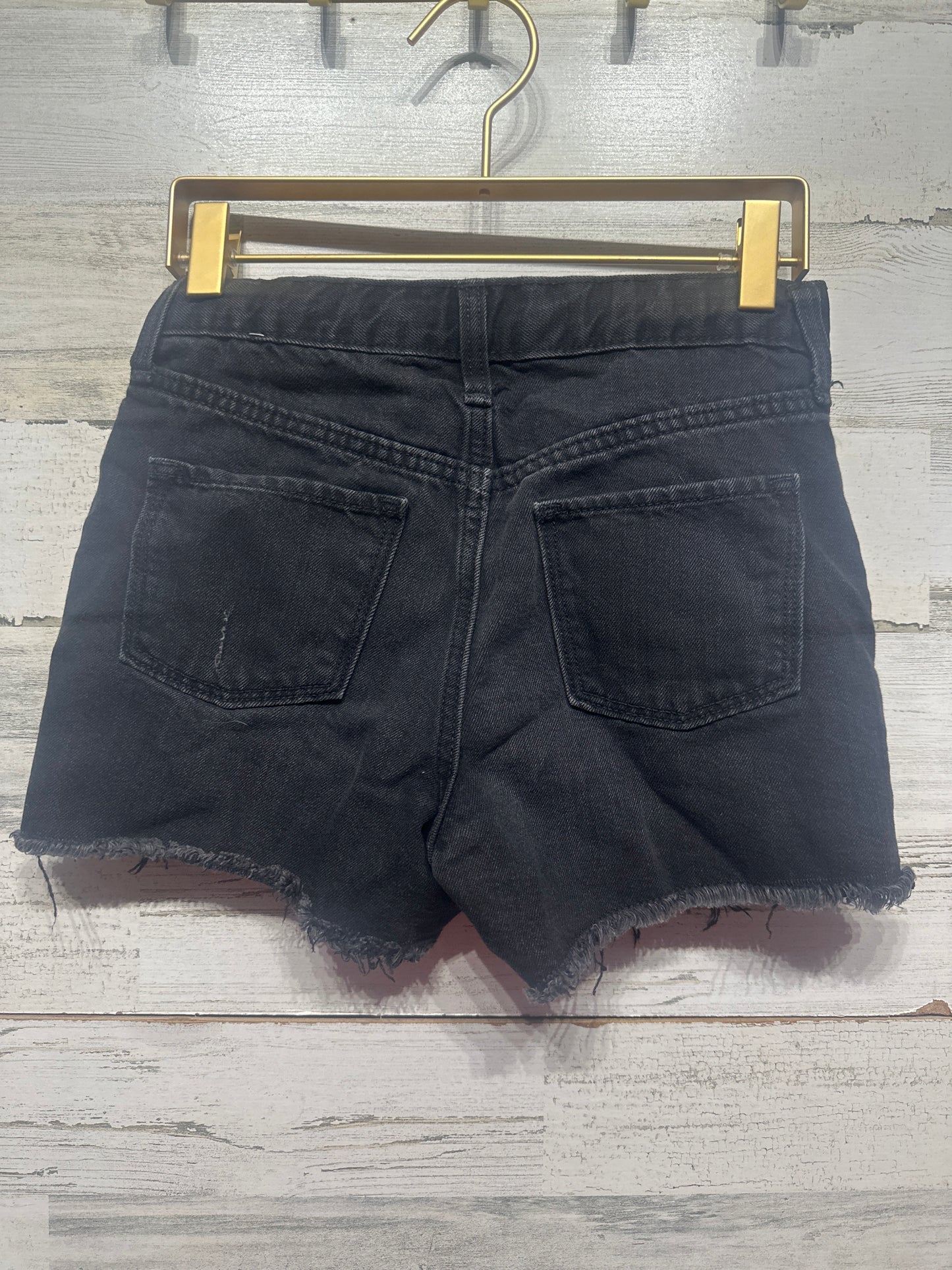 Girls Size 12 Old Navy Distressed Black Shorts - Good Used Condition