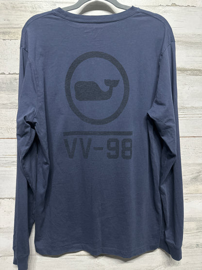 Vineyard Vines Men’s Medium Dark Blue VV-98 Long Sleeve Shirt VGUC