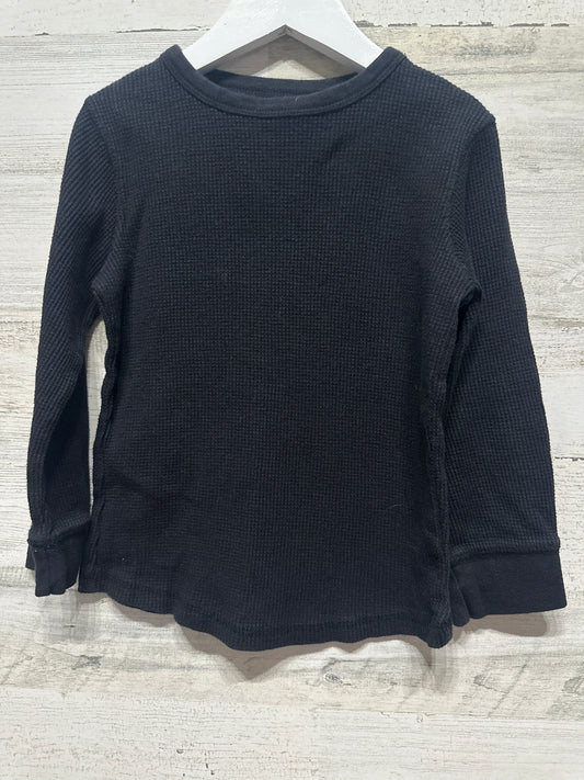 Boys Size 5t Okie Dokie Black Thermal Shirt - Very Good Used Condition