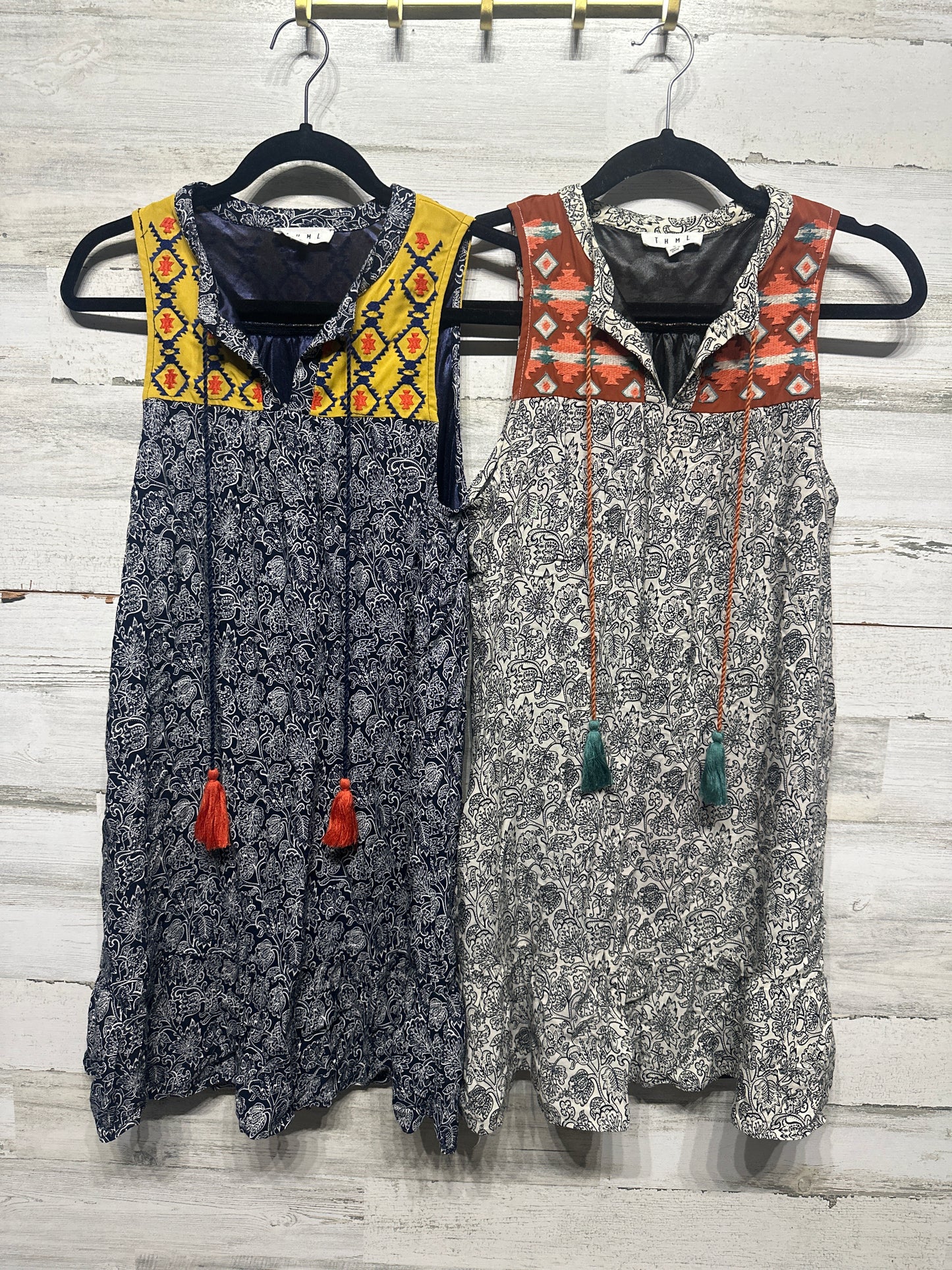 Women's Size Small THML Sleeveless Dress Lot (2 pieces) - Very Good Used Condition