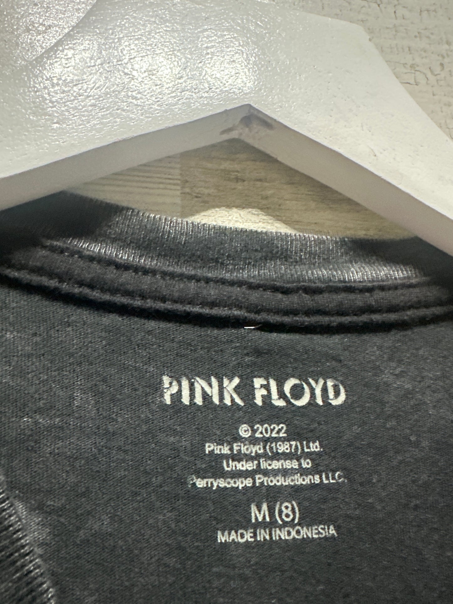 Size 8 (Medium) Pink Floyd Band Tee - Very Good Used Condition