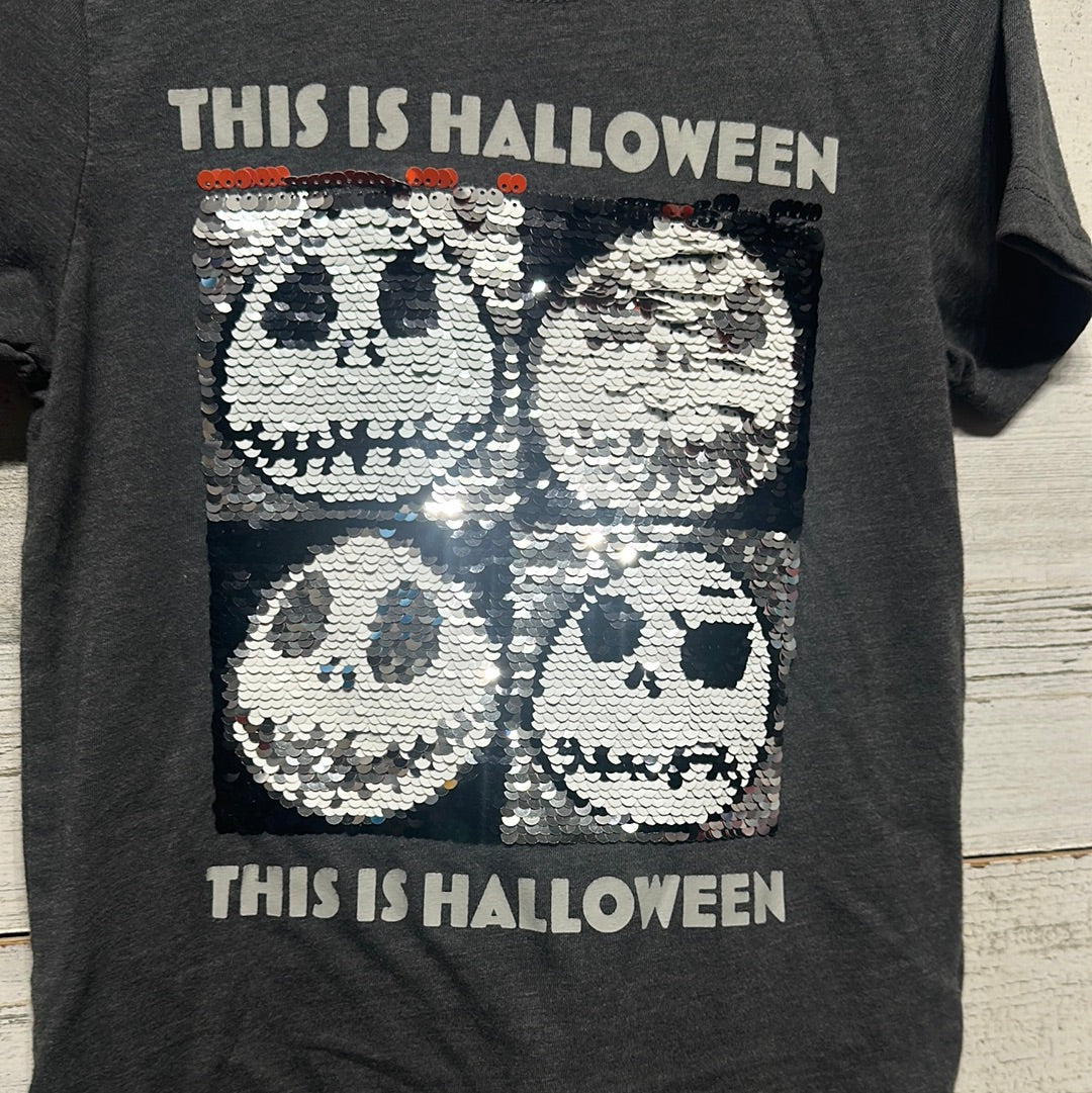 Boys Size XS (fits like 4/5) Disney - Nightmare Before Christmas Flip Sequin Tee - Good Used Condition