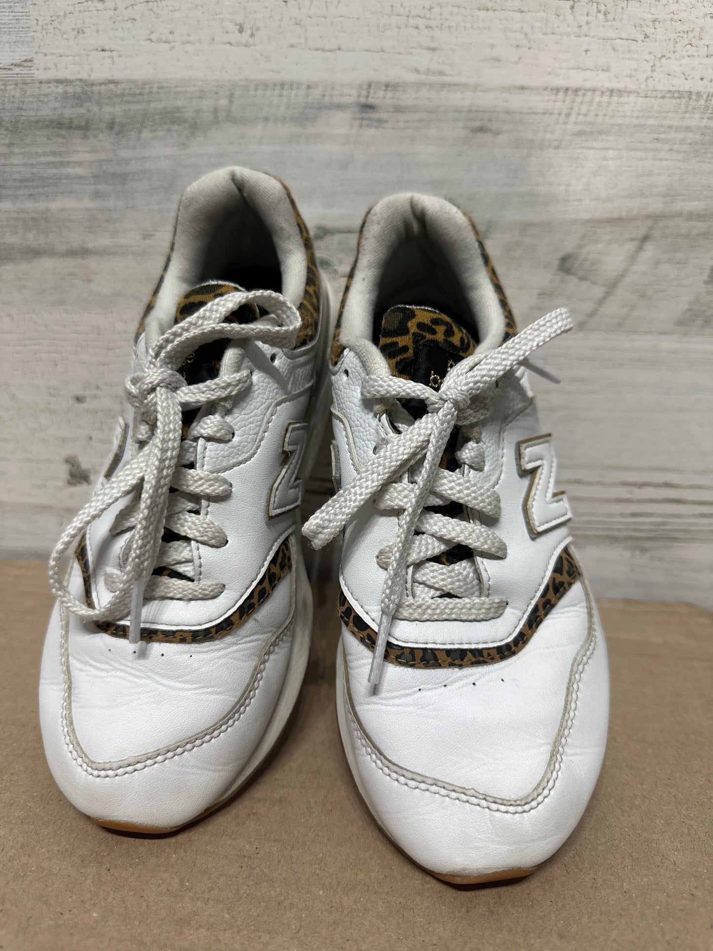 Size 3 (Youth) New Balance 997H Leopard Shoes - Good Used Condition*