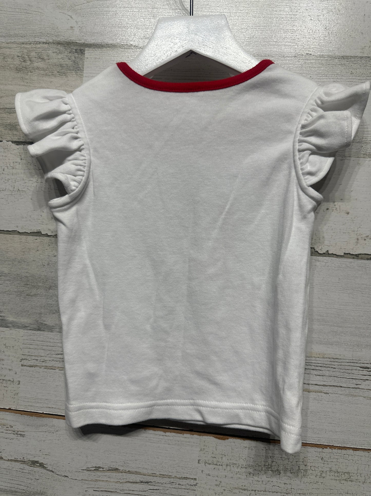 Girls Size 3-4 Kelly's Kids Strawberry Applique Shirt - Very Good Used Condition