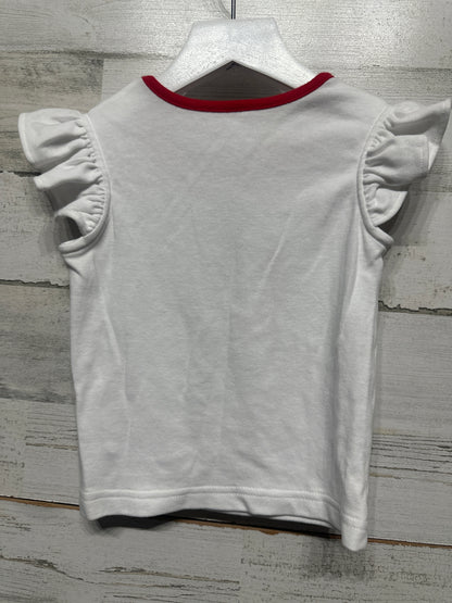 Girls Size 3-4 Kelly's Kids Strawberry Applique Shirt - Very Good Used Condition