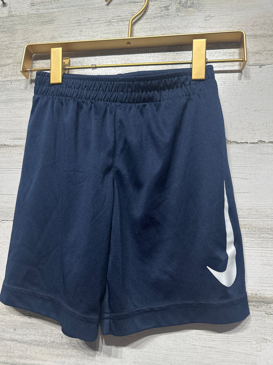 Boys Preowned Size 5 (Fits 4-5 years) Nike Navy Drifit Active Shorts - Good Used Condition