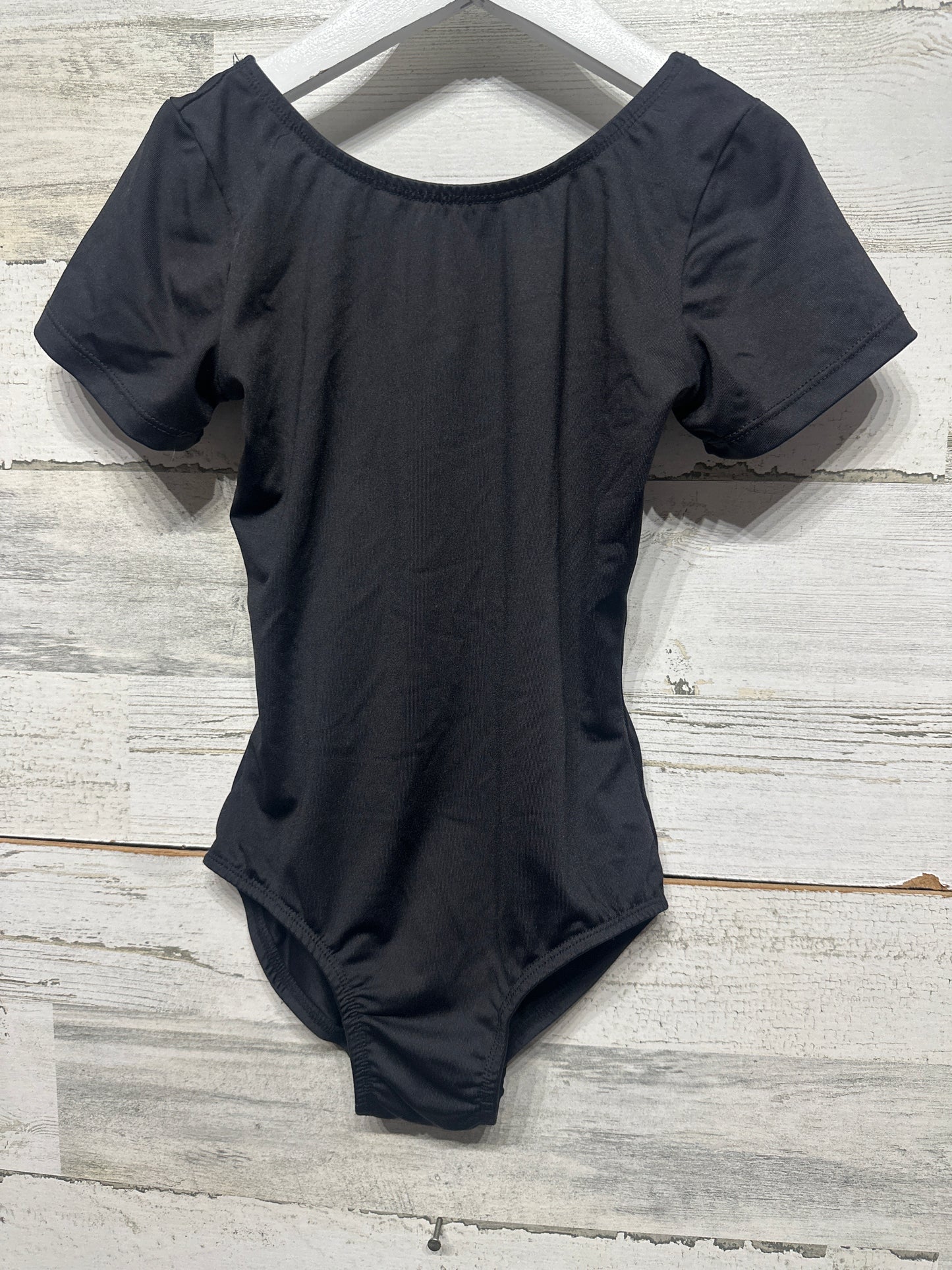 Dancewear Body Wrappers Pro Wear Black Leotard Girls 8-10 VGUC