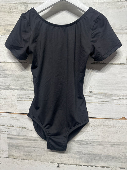 Dancewear Body Wrappers Pro Wear Black Leotard Girls 8-10 VGUC