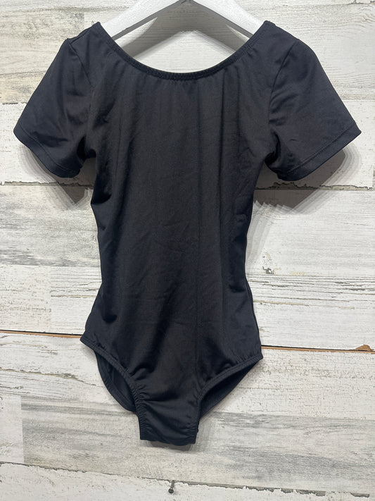 Dancewear Body Wrappers Pro Wear Black Leotard Girls 8-10 VGUC