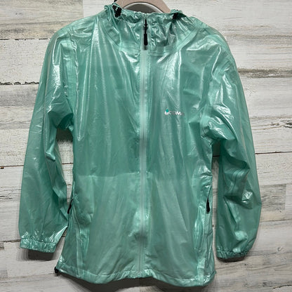 Women's Size Small/Medium Compass Green Lightweight Rain Jacket - Good Used Condition