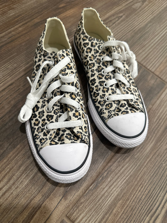 Girls Size 2.5 (Big Kids) Leopard Converse - New Without Tags