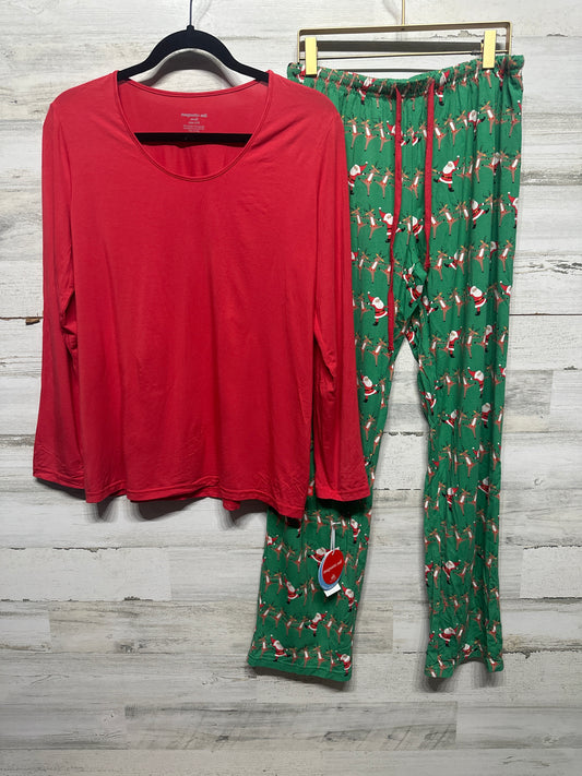 Women's Size Small (4-6) Magnetic Me Modal Holiday Pajama Set (2 Pieces) - New With Tags