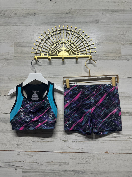 Girls Size 7-8 Medium Danskin Dance Set (2 Pieces)  -  Very Good Used Condition