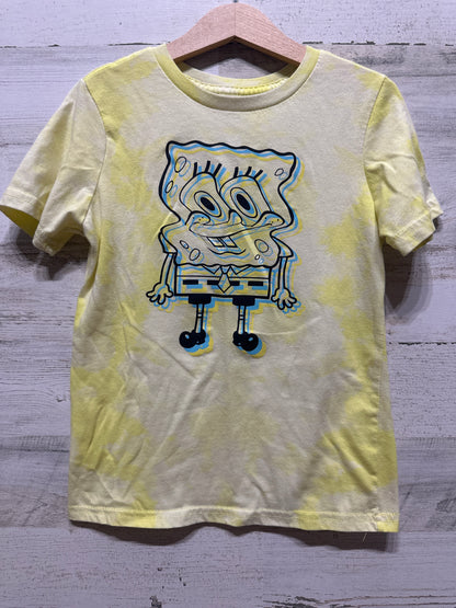 Boys Preowned Size 6-7 Small Nickelodeon Spongebob Shirt - Good Used Condition