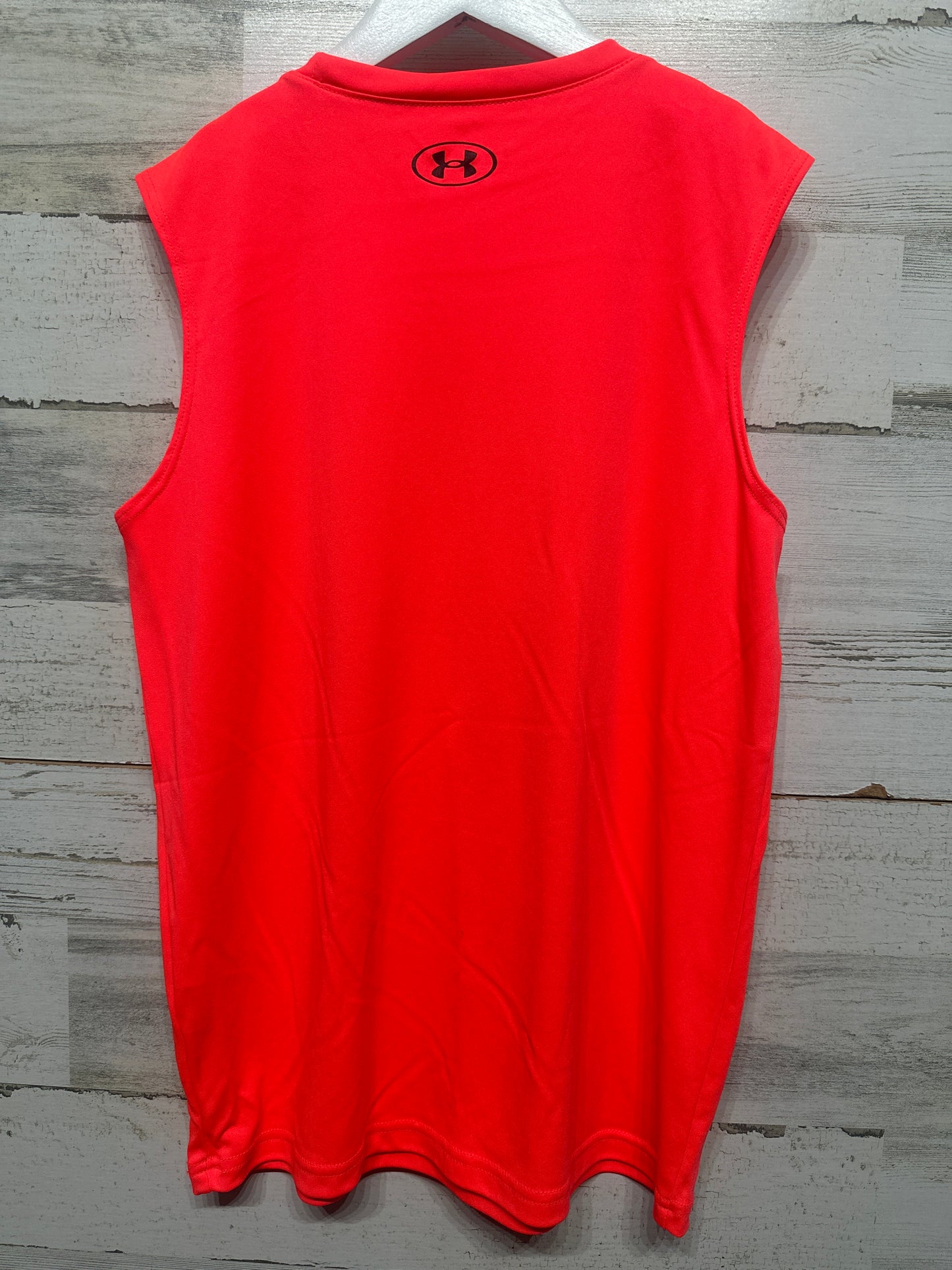 Boys Size Medium (10/12) Loose Under Armour Sleeveless Shirt - Very Good Used Condition