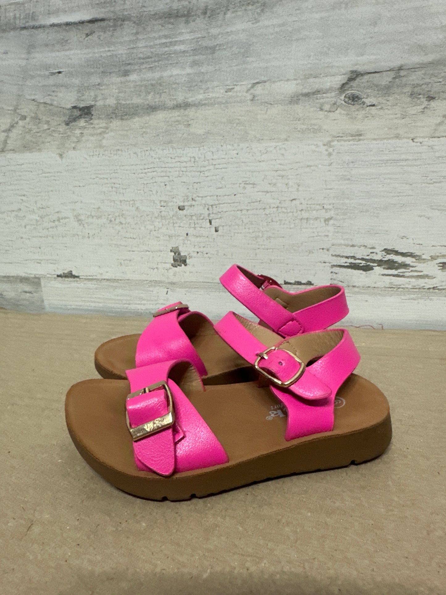 Size 6 Toddler Link Pink Sandals - Very Good Used Condition