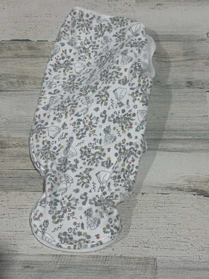 Aden+ Anais Disney Princess Print Velcro Swaddle Blanket - Girls Size 0-3m (7 - 14 lbs) - Very Good Used Condition