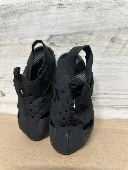 Size 9 (Toddler) Black Nike Sandals - Good Used Condition*