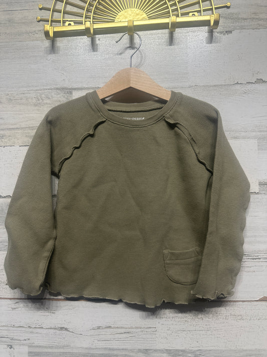 Size 4t Easy Peasy Organic Cotton Blend Thermal Long Sleeve Shirt - Very Good Used Condition