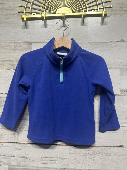 Girls Preowned Size 2t Columbia Fleece Quarter Zip Pullover - Good Used Condition