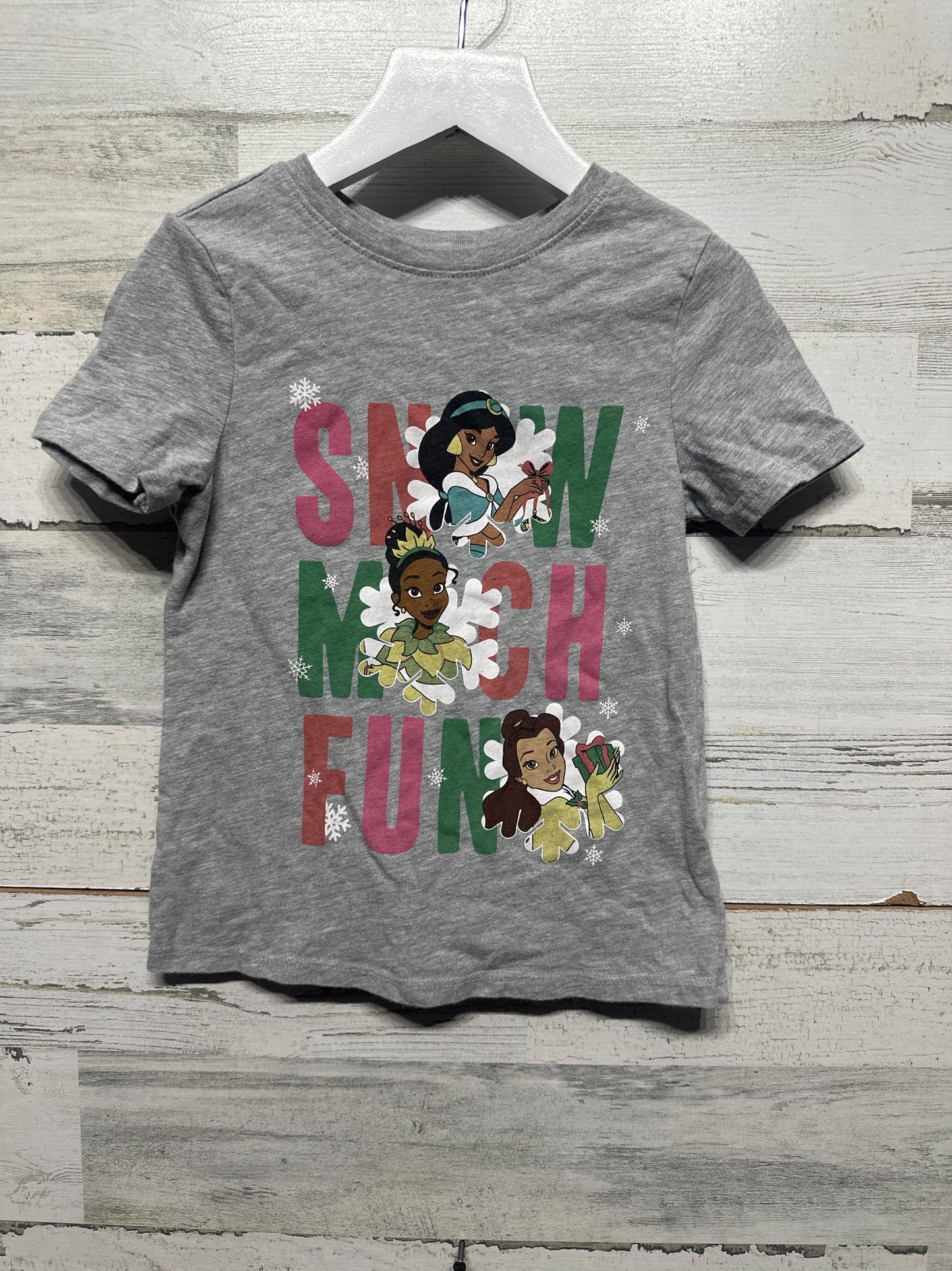 Disney Princess Snow Much Fun T-Shirt - Girls Size 5t - Good Used Condition